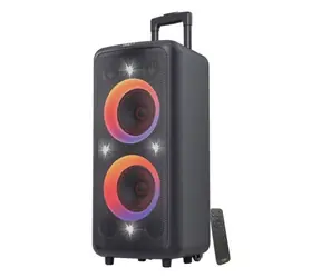 FENDA F&D PA300 schwarz / Party Aku Lautsprecher / 100W / BT / FM / USB / AUX / OPT / Mikrofon