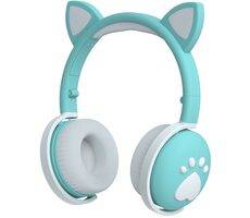 MOZOS KID DOG grün / Kabellose Kopfhörer mit Mikrofon / 400 mAh / Bluetooth 5.0 