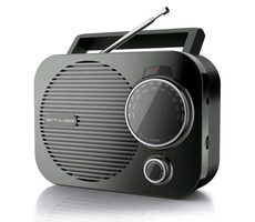 Muse M-050 R schwarz / Tragbares Radio / UKW / MW / 3,5 mm