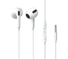 Baseus NGCR020002 Encok H17 weiß / Kopfhörer mit Mikrofon / 3,5 mm Klinke / 1,1 m
