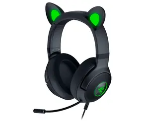Razer Kraken V2 Pro Kitty schwarz / Gaming-Headset mit Mikrofon / USB / 2m