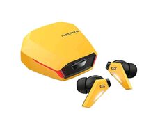 Edifier GX07 gelb / Kabellose Kopfhörer / Mikrofon / ANC / Bluetooth 5.0 / IP54 / Ladeetui 