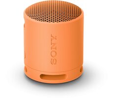 Sony SRS-XB100 orange / Tragbarer kabelloser Lautsprecher / Bluetooth 5.3 / IP67 / USB-C / bis zu 16 Stunden