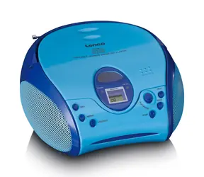 LENCO SCD-24kids blau / Radio / UKW / CD / 4W / 3,5mm 