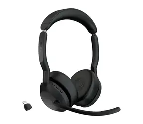 JABRA Evolve2 55 (25599-999-899) schwarz / Kopfhörer / Mikrofon / ANC / USB-C / Bluetooth / Ständer / MS Stereo
