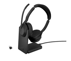 JABRA Evolve2 55 (25599-999-889) schwarz / Kopfhörer / Mikrofon / ANC / USB-C / Bluetooth / MS Stereo