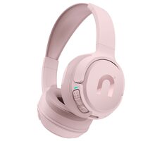 Niceboy HIVE Prodigy 4 Pink / Kabellose Kopfhörer mit Mikrofon / Bluetooth 5.3