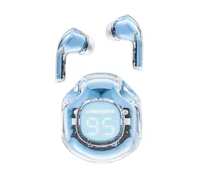 Acefast T8 Crystal Blue / Kabellose Kopfhörer / Mikrofon / Bluetooth 5.3