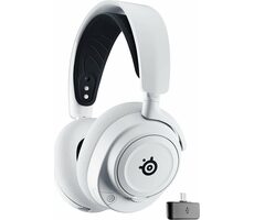 SteelSeries Arctis Nova 7X weiß / kabellose Gaming-Kopfhörer / BT + USB-A&USB-C / Mikrofon