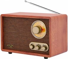 Adler AD 1171 braun / Retroradio / FM / AM / Bluetooth / 10W