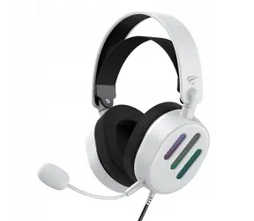 Havit H2038U weiß / Gaming-Kopfhörer / Mikrofon / RGB / 2,1 m / USB