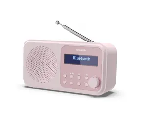 Sharp DR-P420 pink / Tragbares Radio / 2W / DAB+ / FM / BT / 3,5mm 