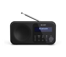 Sharp DR-P420 schwarz / Tragbares Radio / 2 W / DAB+ / UKW / BT / 3,5 mm 