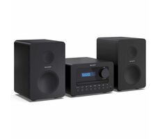 Sharp XL-B520D schwarz / Mikrosystem / 2,0 / 40 W / DAB+ / FM / BT / CD / USB / 3,5 mm