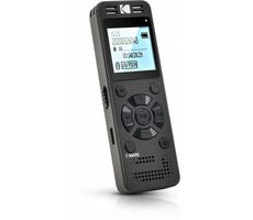 Kodak VRC 350 schwarz / Diktiergerät / 8 GB / bis zu 581 Stunden Aufnahme / USB-C / 2x 3,5 mm