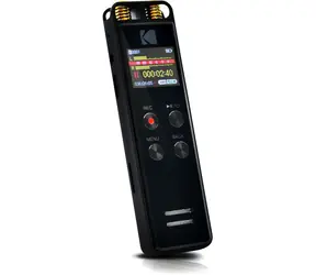 Kodak VRC 550 schwarz / Diktiergerät / 16 GB / bis zu 581 Stunden Aufnahmezeit / microSD / USB-C / 2 x 3,5 mm