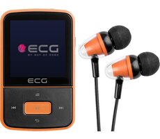 ECG PMP 30 8 GB schwarz & orange / MP3- und MP4-Player / 1,5 Zoll / 8 GB / MicroSD / Radio FM 
