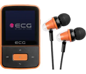 ECG PMP 30 8 GB schwarz & orange / MP3- und MP4-Player / 1,5 Zoll / 8 GB / MicroSD / Radio FM 