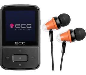 ECG PMP 30 8GB schwarz / MP3 & MP4 Player / 1,5" / 8GB / MicroSD / Radio FM 