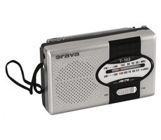 Orava T-103 Silber / Taschenradio / FM & AM / AUX