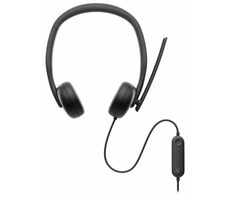 DELL Wired Headset WH3024 schwarz / Headset mit Mikrofon / USB-C / Microsoft Teams & Zoom