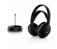 Philips SHC5200/10 schwarz / Kabellose Kopfhörer / RF