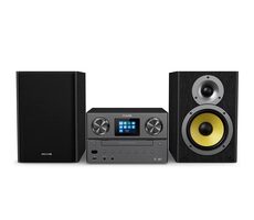 Philips TAM8905/10 schwarz / Mikrosystem / FM / DAB+ / CD / USB / BT / WiFi / 100W Lautsprecher