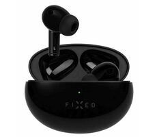 FIXED Pods Pro Schwarz / Kabellose Kopfhörer / Mikrofon / ANC / Bluetooth 5.3 / Ladehülle