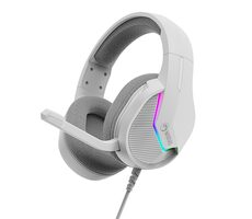 Marvo H8618 weiß / Kopfhörer / Mikrofon / Hintergrundbeleuchtung / USB-A