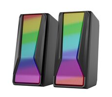 Marvo SG-274 schwarz / Lautsprecher / 2,0 / 6 W / Hintergrundbeleuchtung / Bluetooth 5.0 / 3,5 mm / USB-A