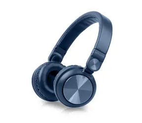 Muse M-276BTB blau / Kabellose Kopfhörer / Mikrofon / Bluetooth & 3,5-mm-Buchse