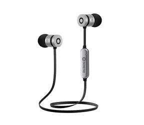 Powerton W2 silber / Kabellose Kopfhörer / Mikrofon / Bluetooth 4.2