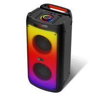 Connect IT HSP-3050 Hyperbass BEAT+ schwarz / Partylautsprecher / 60 W / UKW / USB / 3,5-mm-Klinke / MicroSD / Mikrofon
