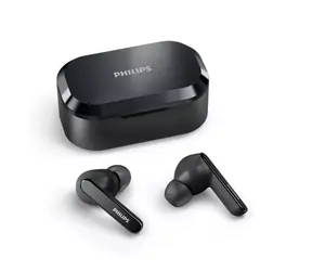 Philips TAT5506BK/00 schwarz / Kabellose Kopfhörer / Mikrofon / Bluetooth 5.2 / IPX5 / ANC