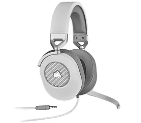 Corsair HS65 Surround weiß / Gaming-Kopfhörer / Mikrofon / 7.1-Surround-Sound / 3,5-mm-Klinke + USB-A