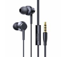 Baseus Encok HZ11 schwarz / Kopfhörer mit Mikrofon / Steuertaste / 3,5-mm-Klinke / 1,2 m