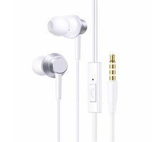 Baseus Encok HZ11 weiß / Kopfhörer mit Mikrofon / Steuertaste / 3,5-mm-Klinke / 1,2 m