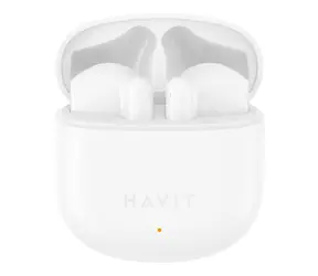 Havit TW976 weiß / Kabellose Kopfhörer / Bluetooth 5.3 / Ladecase / bis zu 5 Stunden Akkulaufzeit