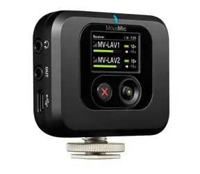 Shure MoveMic MV- R Z6 schwarz / Empfänger für MoveMic-Mikrofone / IPX4