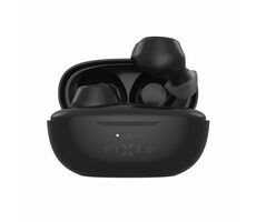 FIXED Buds schwarz / Kabellose TWS-Kopfhörer / BT 5.3 / bis zu 25 Stunden / Ladeetui / USB-C