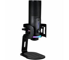 Streamplify MIC PRO schwarz / Tischmikrofon / Kondensator / RGB / USB