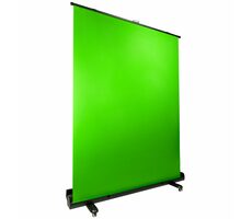 Streamplify Bildschirmlift / faltbarer grüner Bildschirm / mit Rädern / 200 x 150 cm 