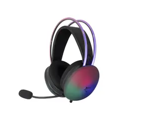 White Shark GH-2342 Firefly schwarz / Gaming-Headset / 2,1 m / 2 x 3,5 mm + USB / RGB / PC & Mac & Xbox & PS4/PS5