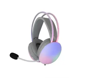 White Shark GH-2342 Firefly weiß / Gaming-Headset / 2,1 m / 2 x 3,5 mm + USB / RGB / PC & Mac & Xbox & PS4/PS5
