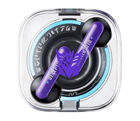 TWS Transformers TF-T03 Lila / Kabellose Kopfhörer / Mikrofon / BT 5.3 / Ladekoffer 