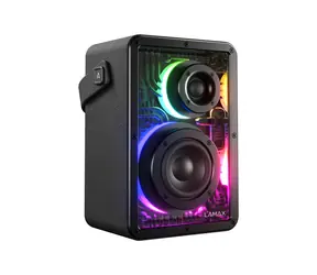 Lamax CyberWave 1 / Kabelloser Partylautsprecher / 50 W / Bluetooth 5.3 / Akkulaufzeit bis zu 20 Stunden / USB-C / IPX6 