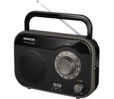 Sencor SRD 210 B schwarz / Radioempfänger / FM & AM