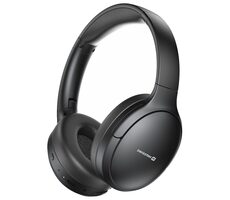 Swissten PURE schwarz / Bluetooth-Kopfhörer / ANC / BT 5.3 / 3,5-mm-Klinke / USB-C