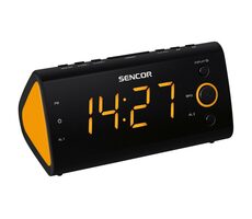 Sencor SRC 170 OR schwarz / Uhrenradio / PLL FM 