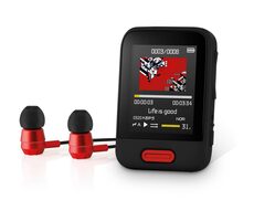 Sencor SFP 7716BK schwarz / MP3- & MP4-Player / 1,8" TFT / 16GB / MicroSD